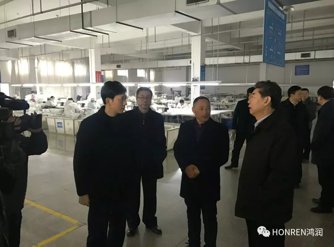 安徽省委常委、常務(wù)副省長(zhǎng)鄧向陽(yáng)到鴻潤(rùn)視察